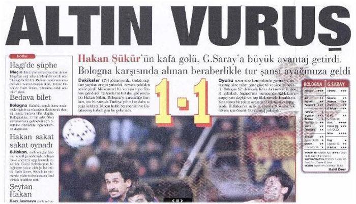 BOLOGNA 1-1 GALATASARAY