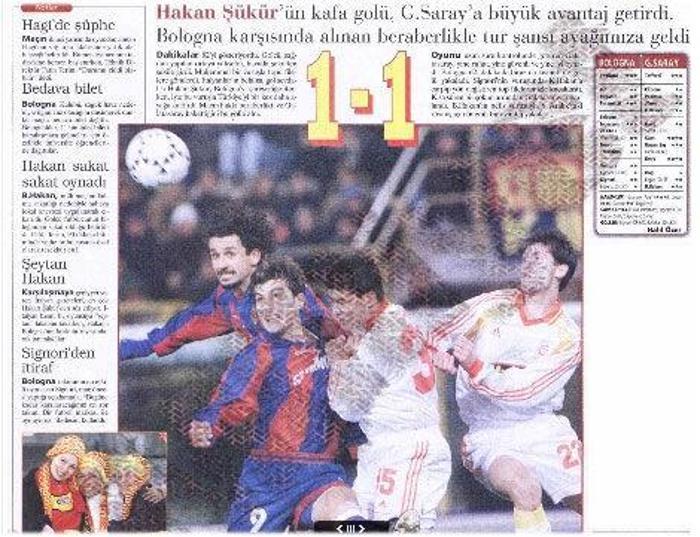 BOLOGNA 1-1 GALATASARAY