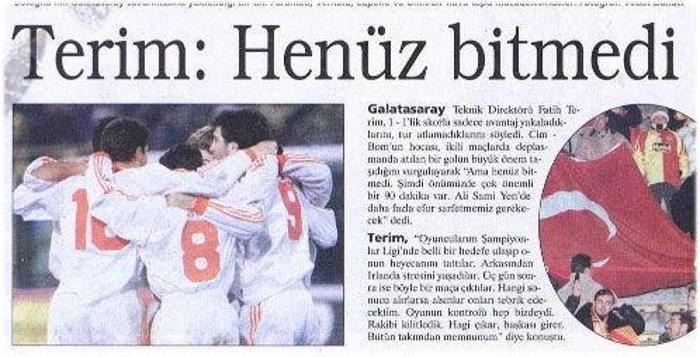 BOLOGNA 1-1 GALATASARAY