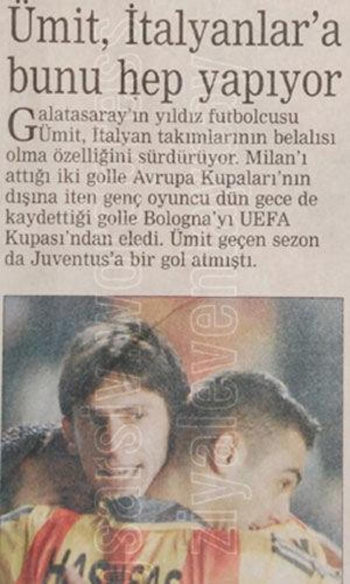 GALATASARAY 2-1 BOLOGNA