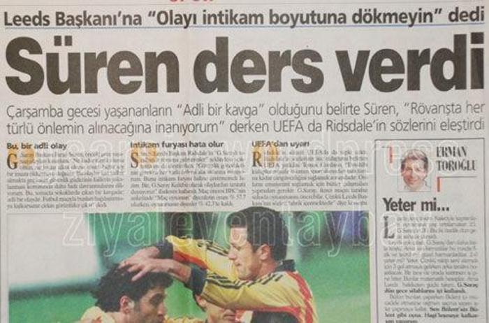 GALATASARAY 2-0 LEEDS UNITED