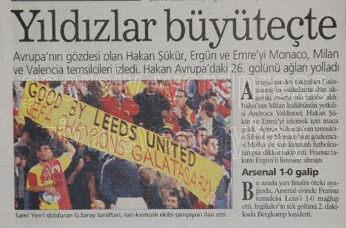 GALATASARAY 2-0 LEEDS UNITED
