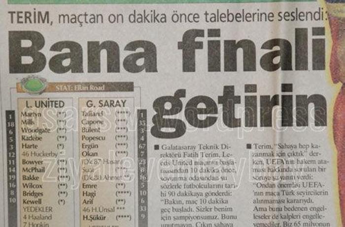 LEEDS UNITED 2-2 GALATASARAY