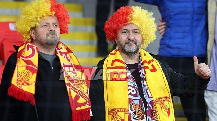 Göztepe - Galatasaray maçı kapalı gişe Gürsel Aksel Stadında tam destek