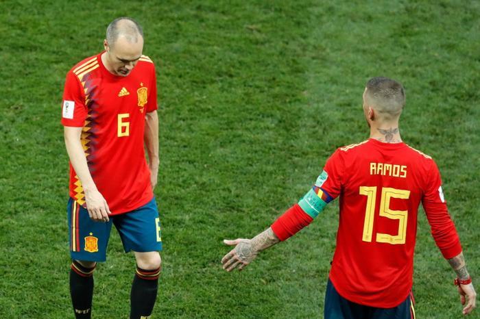 İspanyol oyuncuların maç sonu büyük üzüntüsü