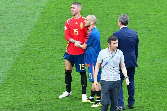 İspanyol oyuncuların maç sonu büyük üzüntüsü