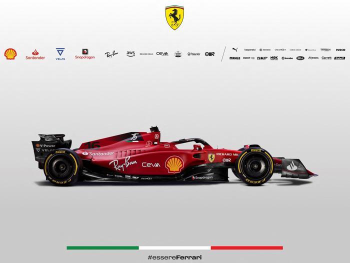 Formula 1de Ferrari 2022 aracını tanıttı