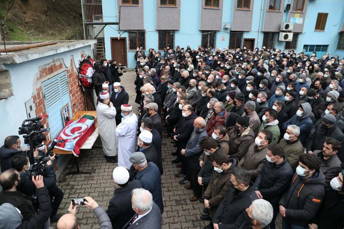 Trabzonspor taraftarı Eyüp Yusuf son yolculuğuna uğurlandı