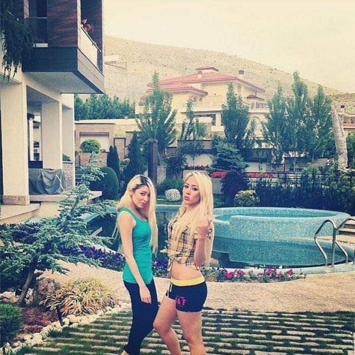 Tahranın zengin çocukları Nevruzu kutladı