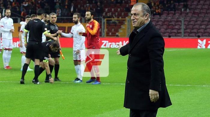 Galatasaray-Boluspor maçından kareler...