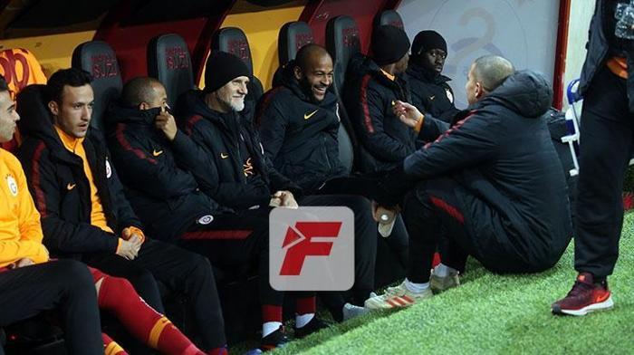 Galatasaray-Boluspor maçından kareler...