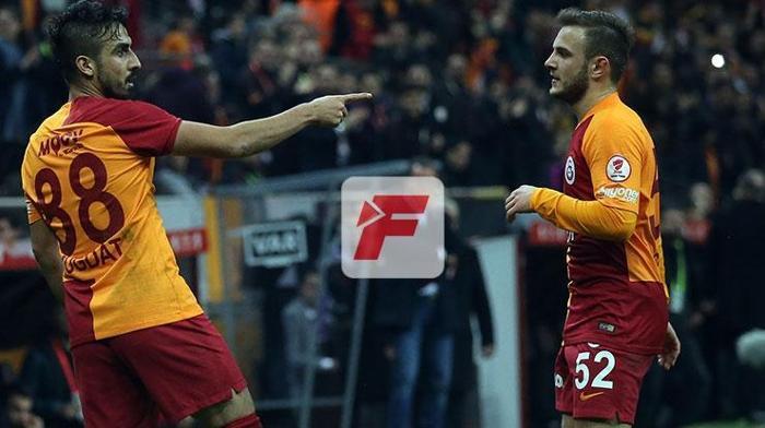 Galatasaray-Boluspor maçından kareler...