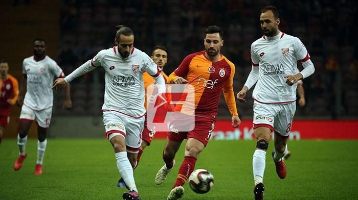 Galatasaray-Boluspor maçından kareler...