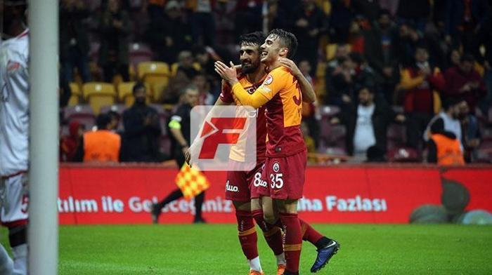 Galatasaray-Boluspor maçından kareler...
