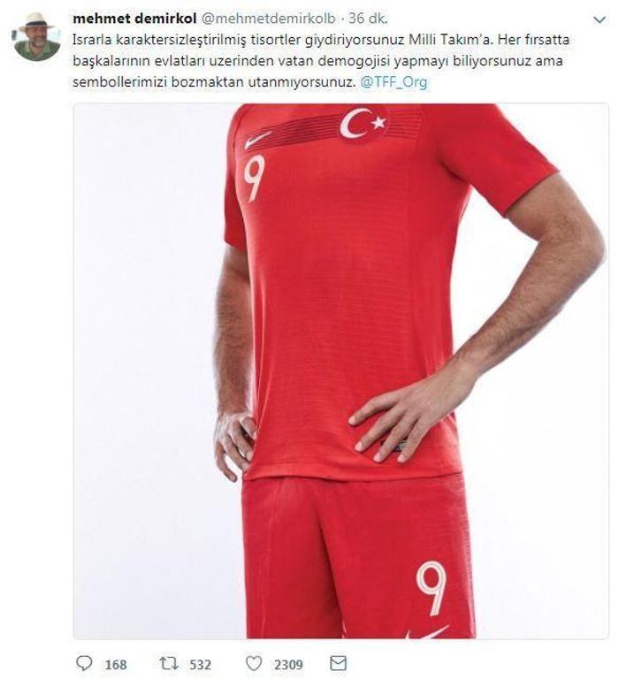 Yeni milli forma Ağır eleştiriler...