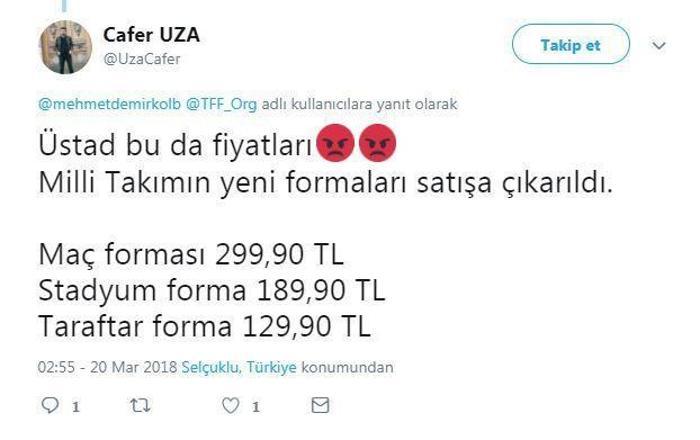 Yeni milli forma Ağır eleştiriler...