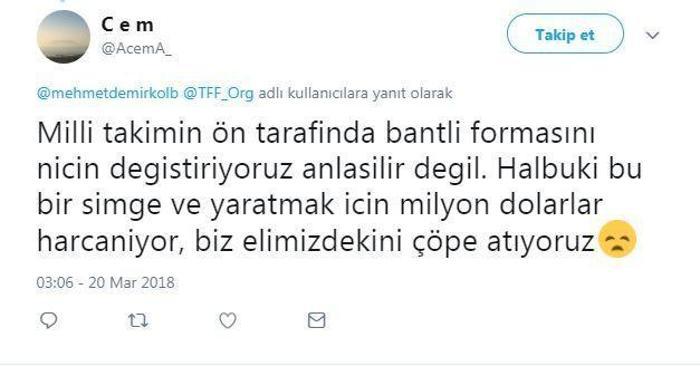 Yeni milli forma Ağır eleştiriler...