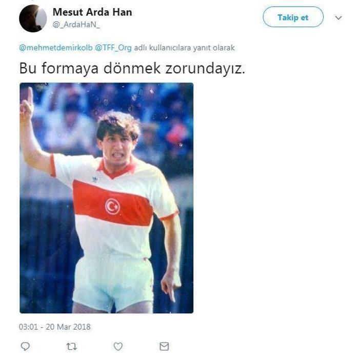 Yeni milli forma Ağır eleştiriler...