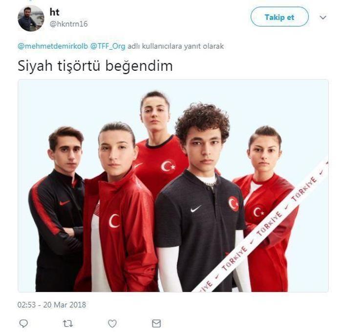Yeni milli forma Ağır eleştiriler...