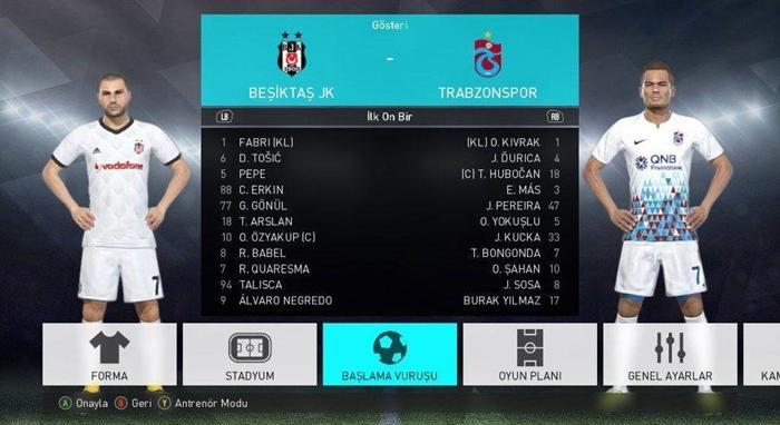 PES 2019dan Fenerbahçe sürprizi