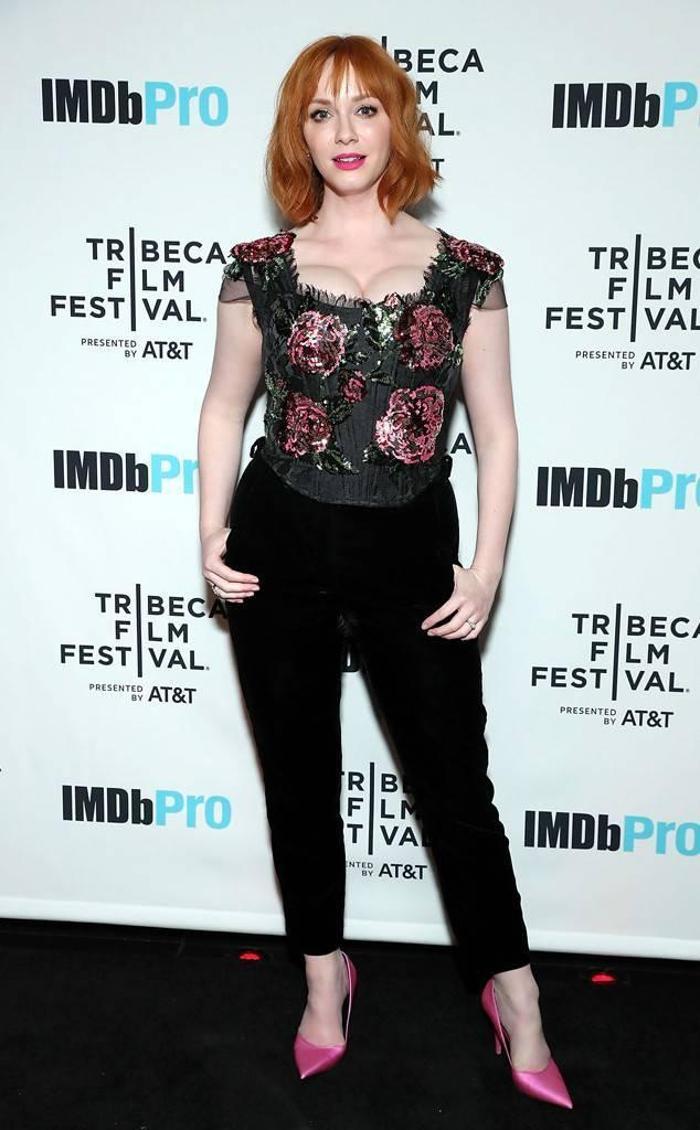 Christina Hendricks yeni filmini tanıttı