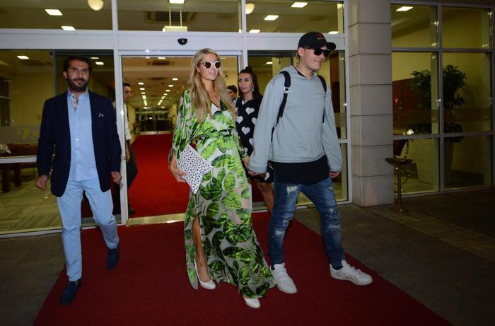 Paris Hilton Antalyaya geldi