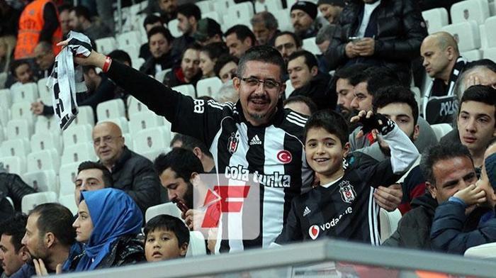Beşiktaş-Erzurumspor maçından kareler