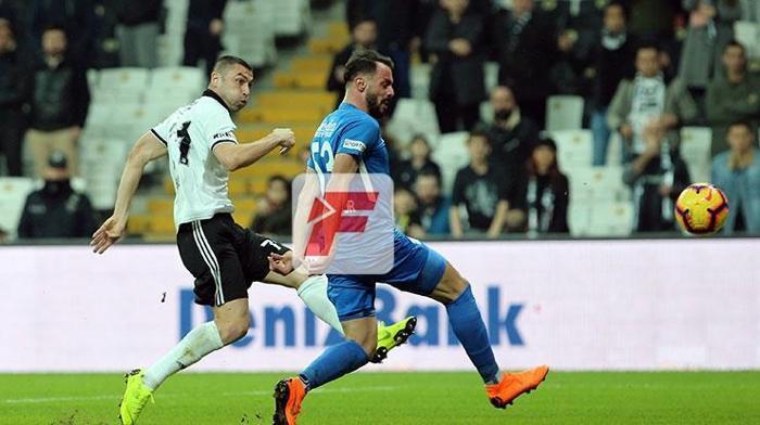 Beşiktaş-Erzurumspor maçından kareler