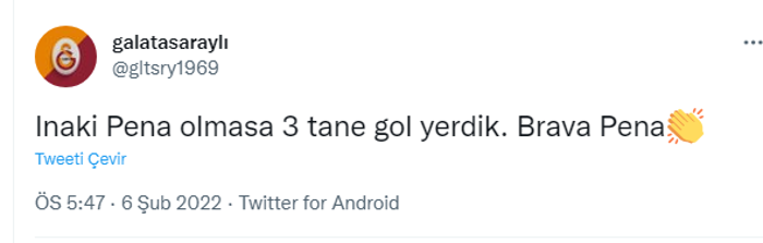 Inaki Pena, Galatasaray taraftarını mest etti: İsmail Çipe olsa 4lük olurduk