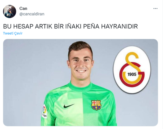Inaki Pena, Galatasaray taraftarını mest etti: İsmail Çipe olsa 4lük olurduk