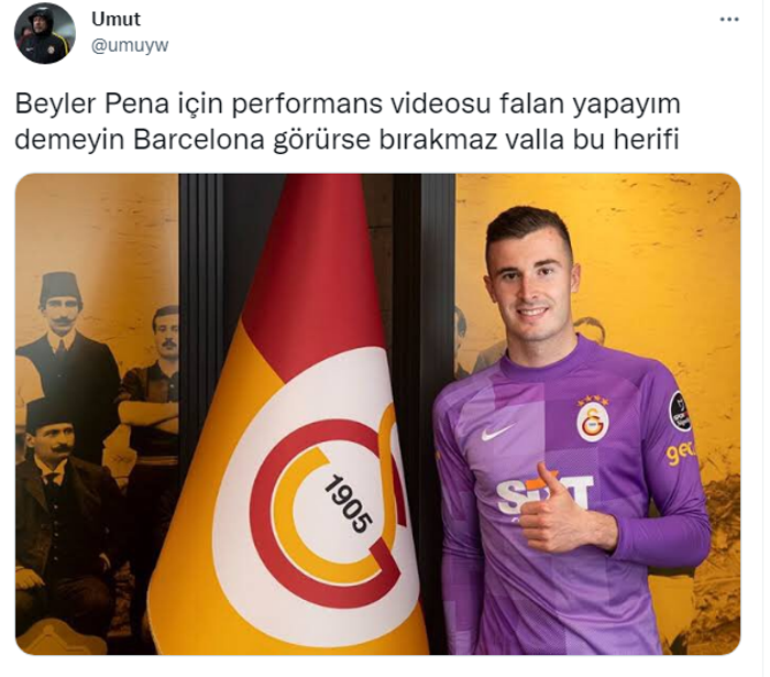 Inaki Pena, Galatasaray taraftarını mest etti: İsmail Çipe olsa 4lük olurduk