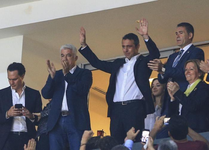 Fenerbahçe Doğuş - TOFAŞ maçında Ali Koç coşkusu
