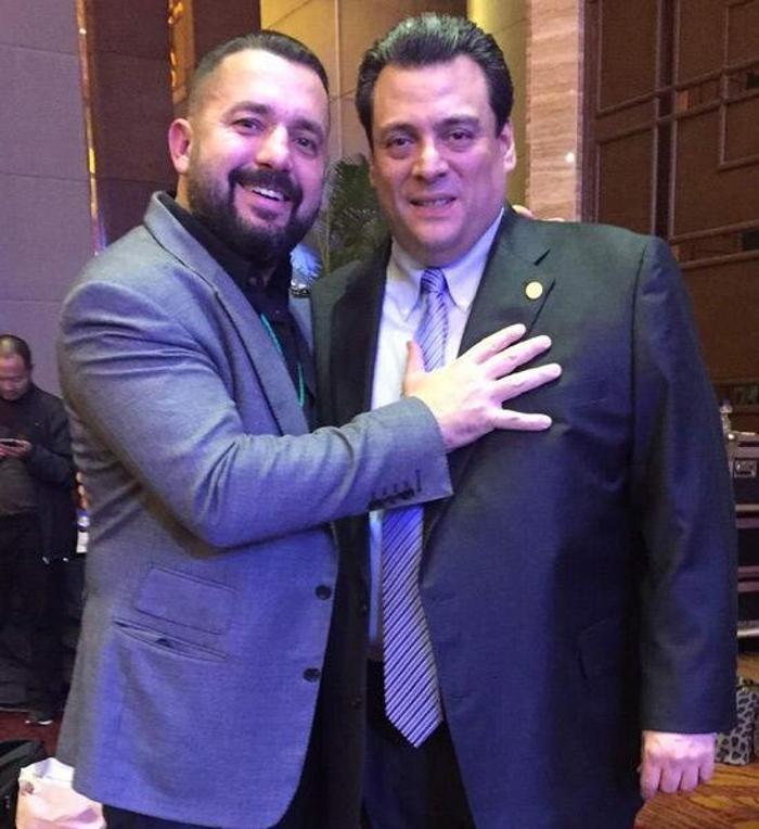Ahmet Öner, boks dünyasının devleriyle buluştu