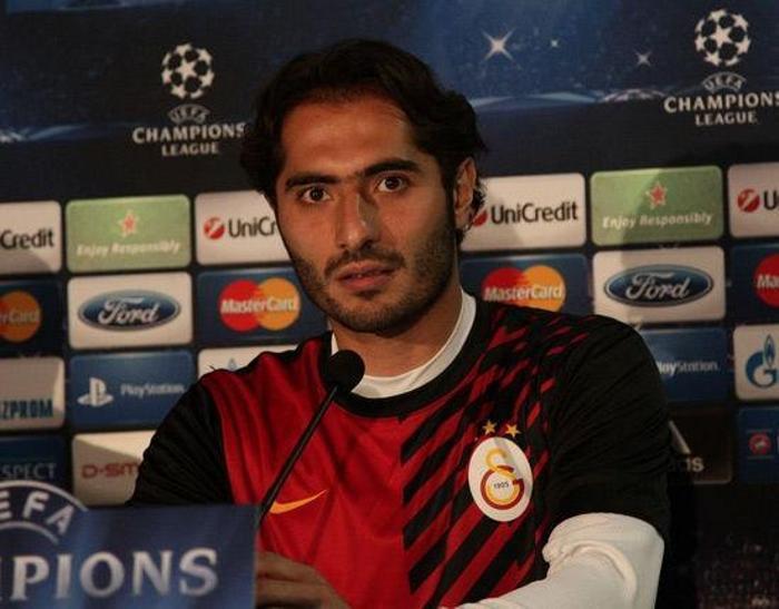 Galatasarayda Hamit Altıntop yolcu