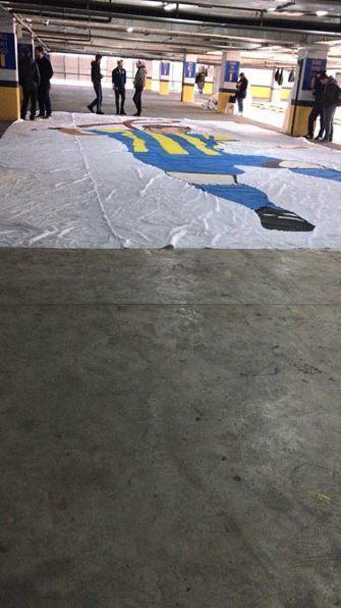 Fenerbahçenin koreografisi sosyal medyaya sızdı