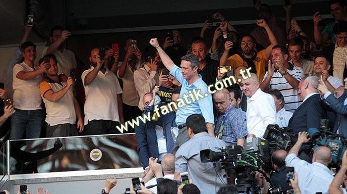 Ali Koç başkan oldu Ali şen coştu...