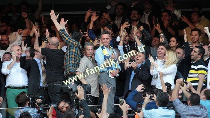 Ali Koç başkan oldu Ali şen coştu...