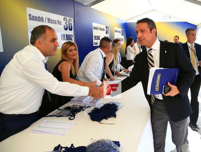 Ali Koç Ülker Stadına geldi, ortalık şampiyon tezahüratlarıyla yıkıldı