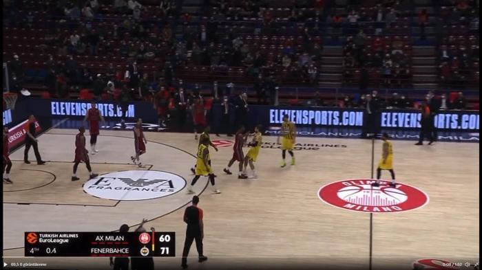 Olimpia Milano - Fenerbahçe Beko maçının ardından kavga çıktı Ortalık karıştı