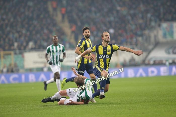 Bursaspor - Fenerbahçe maçından kareler
