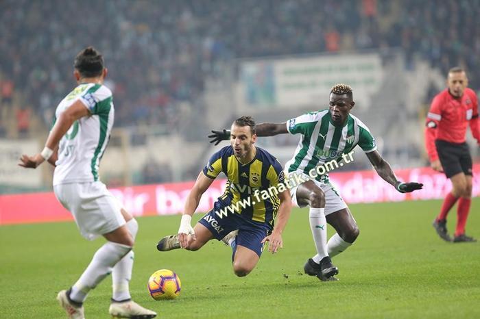 Bursaspor - Fenerbahçe maçından kareler