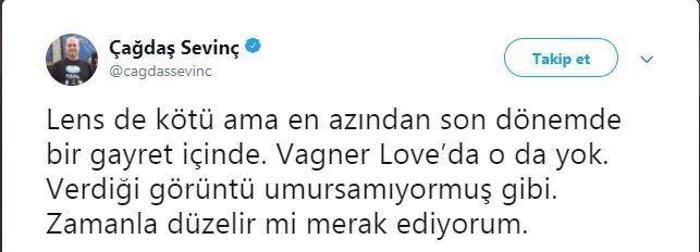 Vagner Love için flaş sözler: Sağlam kazık yedik