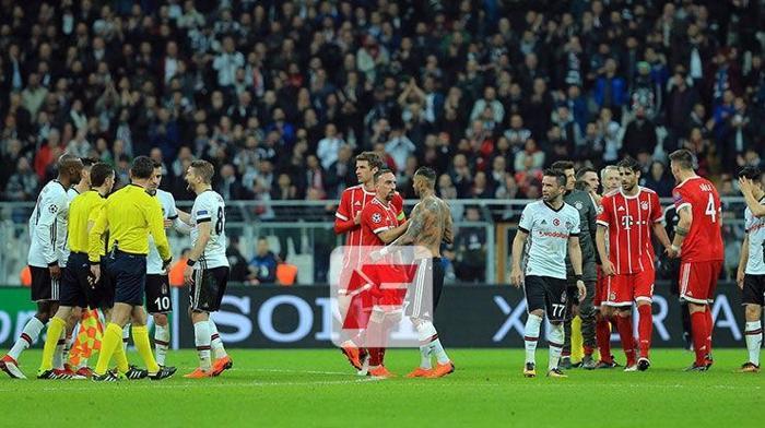 Beşiktaş-Bayern Münih maçından kareler