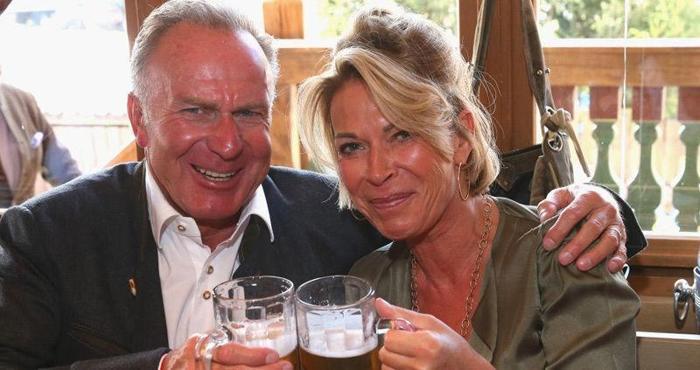 Bayern Münihli futbolcular Oktoberfestte