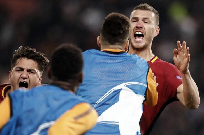 Roma-Shaktar Donetsk maçında olay çıktı