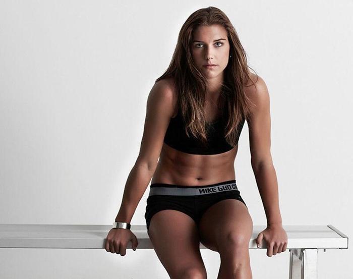 Dünyanın en güzel forveti: Alex Morgan