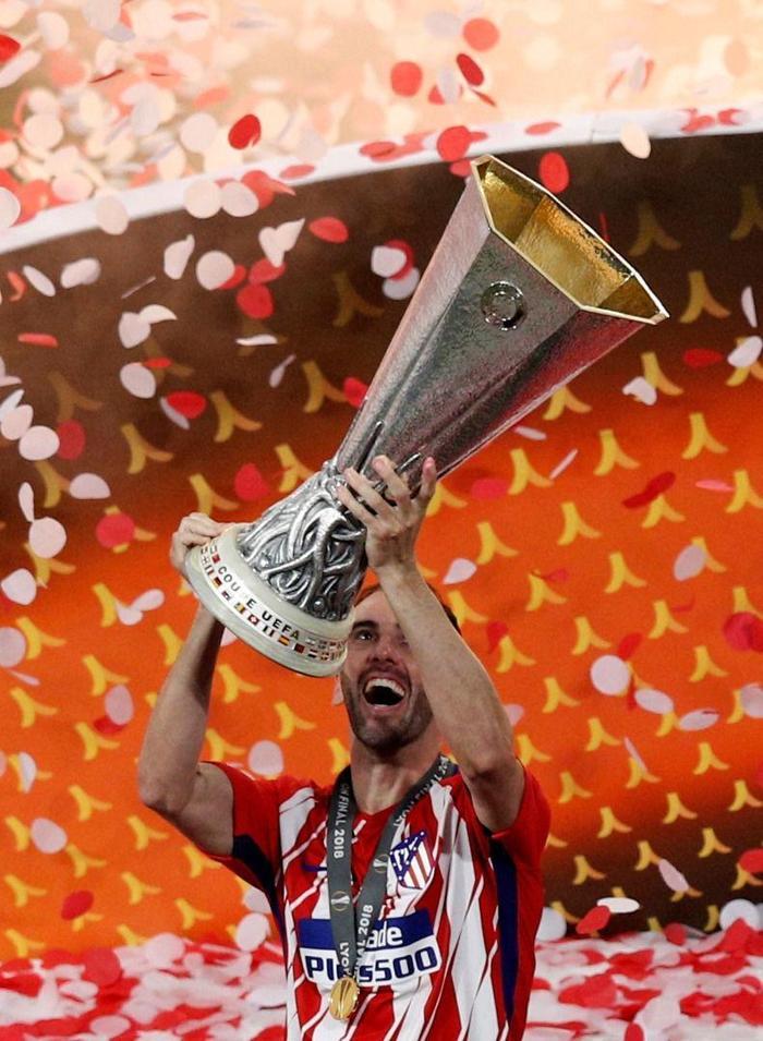 Atletico Madrid UEFA Avrupa Liginin kazandı İşte kupa coşkusu