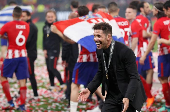 Atletico Madrid UEFA Avrupa Liginin kazandı İşte kupa coşkusu