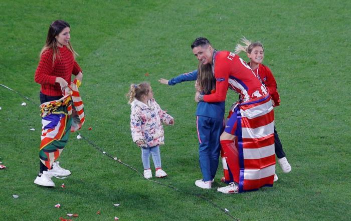 Atletico Madrid UEFA Avrupa Liginin kazandı İşte kupa coşkusu