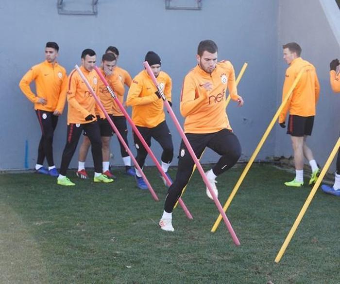 Marcao Galatasarayda ilk idmanına çıktı